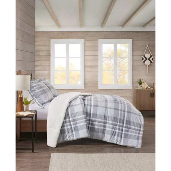 Premier Bedding Premier Comfort Reversible Velvet To Sherpa Comforter Set Full Queen Poshmark